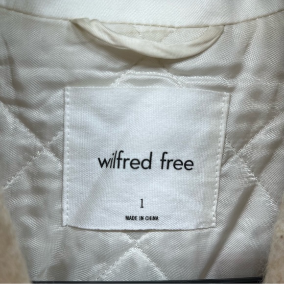 Aritzia Wilfred Free Lyon Wool Alpaca Blend Jacket Size 1 Small - Picture 5 of 12